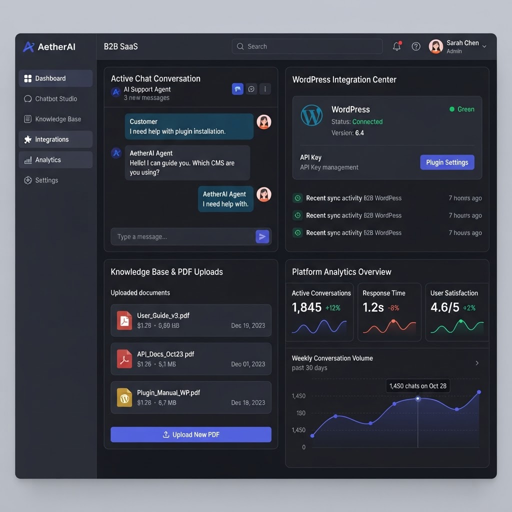 Botvee.ai - Multi-Tenant AI Chatbot SaaS preview